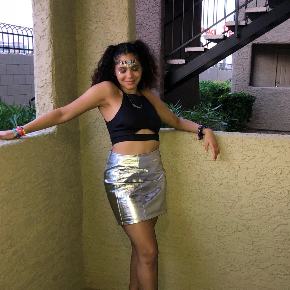 Silver Skirt